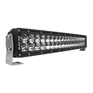 Black Oak Pro Series 3.0 Double Row 20" LED Light Bar - Combo Optics - Black Housing - TRAPSKI
