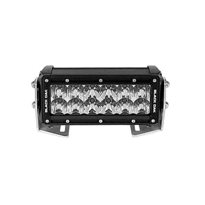 Black Oak Pro Series 3.0 Double Row 6" LED Light Bar - Combo Optics - Black Housing - TRAPSKI