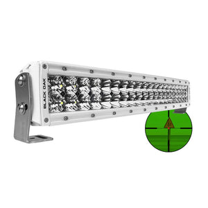 Black Oak Pro Series Double Row Combo Infrared 20" 850nm Light Bar - White - TRAPSKI