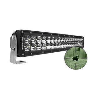 Black Oak Pro Series Double Row Combo Infrared 20" 940nm Light Bar - Black - TRAPSKI