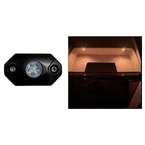 Black Oak Rock Accent Light - Amber - Black Housing - TRAPSKI