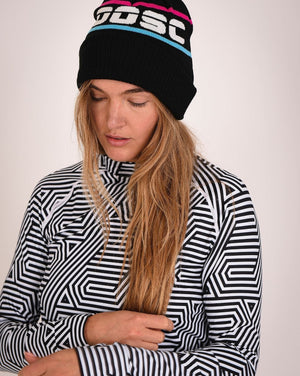 OOSC Après Beanie - Black, Blue, Pink & White