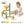 Bamboo Build Run Toy with Marbles for Kids Over 4