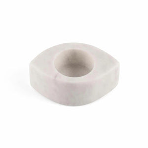 2-Piece Blossom Marble Tea Light Holders