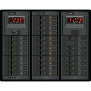 Blue Sea 1218 12V DC Main + 19 Positions / 120V AC Main + 6 Positions - TRAPSKI