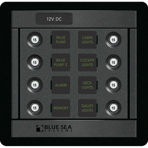 Blue Sea 1450 DC 8 Position CLB Square - TRAPSKI