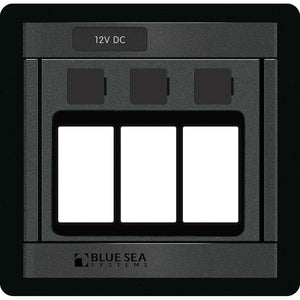 Blue Sea 1520 Remote Control Switch - 360 Panel - 3 Blank - TRAPSKI