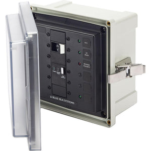 Blue Sea 3119 SMS Surface Mount System Panel Enclosure - 120/240V AC / 50A ELCI Main - 1 Blank Circuit Position - TRAPSKI