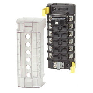 Blue Sea 5050 ST CLB Circuit Breaker Block - 6 Position - TRAPSKI