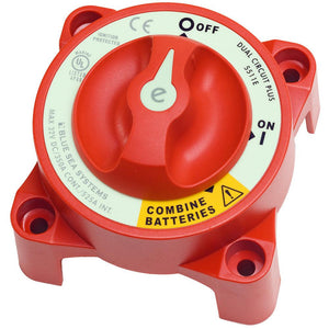 Blue Sea 5511E e-Series Dual Circuit Plus Battery Switch - TRAPSKI