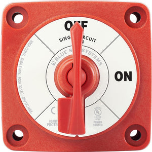 Blue Sea 6004 Single Circuit ON-OFF w/Locking Key - Red - TRAPSKI