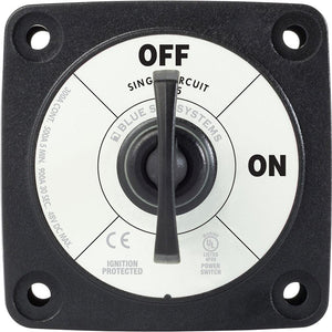 Blue Sea 6005200 Battery Switch Single Circuit ON-OFF - Black - TRAPSKI