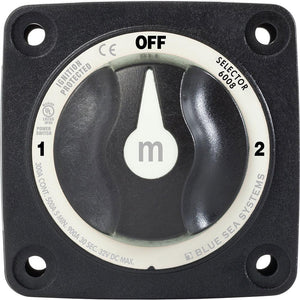 Blue Sea 6008200 m-Series Selector 3 Position Battery Switch - Black - TRAPSKI