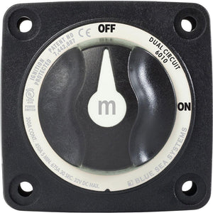Blue Sea 6010200 Battery Switch Dual Circuit - Black - TRAPSKI