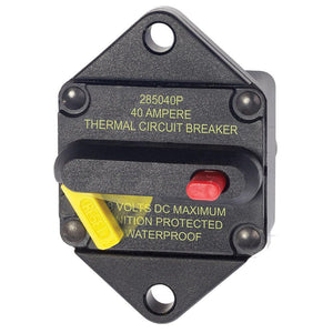 Blue Sea 7082 40 Amp Circuit Breaker Panel Mount 285 Series - TRAPSKI