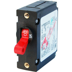 Blue Sea 7201 AC/DC Single Pole Magnetic World Circuit Breaker - 5 AMP - TRAPSKI