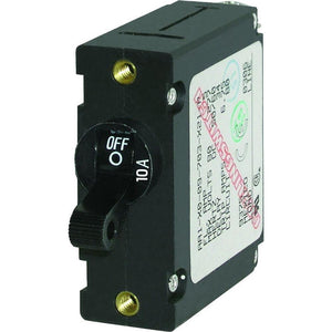 Blue Sea 7204 AC / DC Single Pole Magnetic World Circuit Breaker - 10 Amp - TRAPSKI