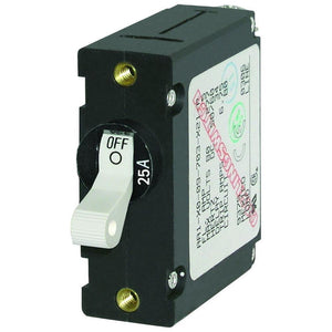 Blue Sea 7218 AC/DC Single Pole Magnetic World Circuit Breaker - 25AMP - TRAPSKI