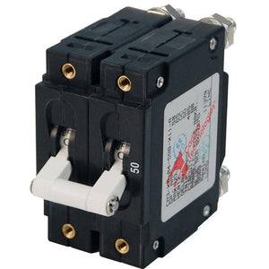 Blue Sea 7251 C-Series Double Pole Circuit Breaker - 50A - TRAPSKI