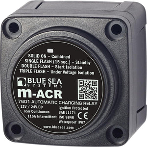 Blue Sea 7601 DC Mini ACR Automatic Charging Relay - 65 Amp - TRAPSKI