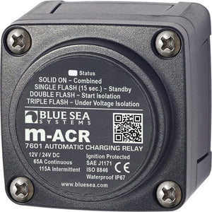 Blue Sea 7601 DC Mini ACR Automatic Charging Relay - 65 Amp - TRAPSKI