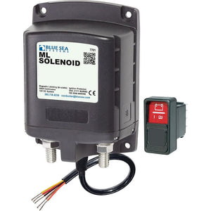 Blue Sea 7701 ML-Series Solenoid w/Contura Switch 12VDC - TRAPSKI