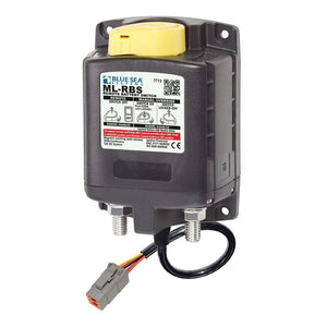 Blue Sea 7713100 ML-RBS Remote Battery Switch w/Manual Control Auto Release Deutsch Connector - 12V - TRAPSKI