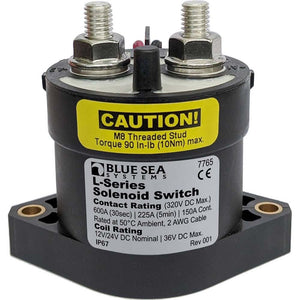 Blue Sea 7765 L-Series Solenoid Switch - 150A - 12/24V DC - TRAPSKI