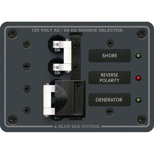 Blue Sea 8061 AC Toggle Source Selector 120V AC - 50AMP - TRAPSKI