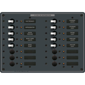 Blue Sea 8377 Panel DC 16 Position - TRAPSKI