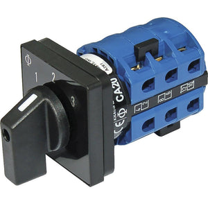 Blue Sea 9010 Switch, AV 120VAC 32A OFF +3 Positions - TRAPSKI