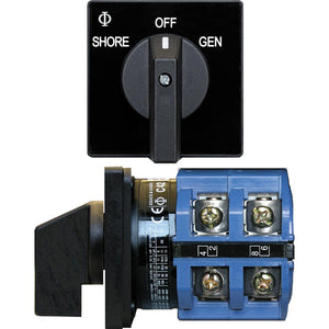 Blue Sea 9011 Switch, AV 120VAC 65A OFF +2 Positions - TRAPSKI