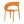 Plastic Accent Chair with UV Resistance and Ergonomic Backrest - Green or Orange