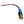 Bluewater 19mm Push Button Switch - Off/(On)/(On) Double Momentary Contact - Blue/Green/Red LED - 1' Lead - TRAPSKI