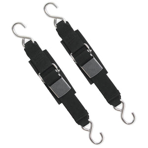 BoatBuckle Stainless Steel Kwik-Lok Transom Tie-Downs - TRAPSKI