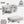 Modern Floor Futon Sofa Bed with Teddy Fabric and Two Pillows - Multiple Colors