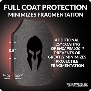 Spartan Level III+ AR550 Steel Body Armor (Set of 2) - TRAPSKI