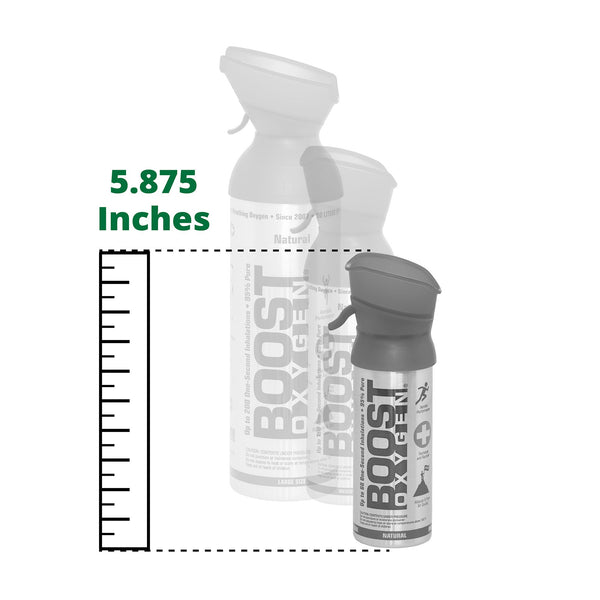 Boost Oxygen 3 Liter Pocket Sized Canned Oxygen Bottles w/Mouthpieces, 4 Flavors