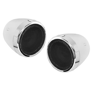 Boss Audio 3" MCBK425BA Motorcycle Speaker System - Chrome - 600W - TRAPSKI