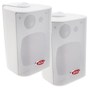 Boss Audio 4" MR4.3W Box Speakers - White - 200W - TRAPSKI