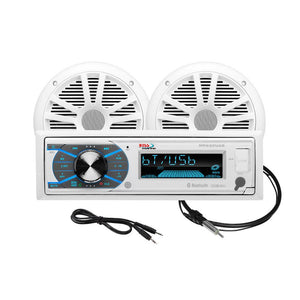 Boss Audio MCK632WB.6 Marine Stereo 6.5" Speaker Kit - White - TRAPSKI