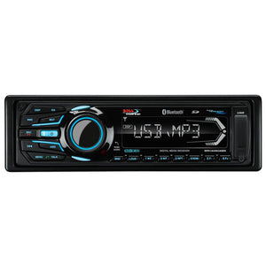 Boss Audio MR1308UABK Bluetooth - Fully Marinized MP3-Compatible Digital Media Receiver w/USB SD Memory Card Ports Aux Input - TRAPSKI