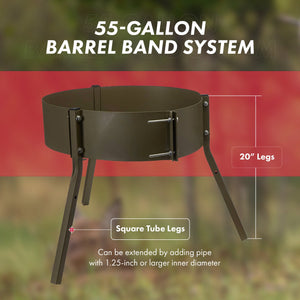 Boss Buck 20" Leg Stand Tripod for 55 Gallon Deer Feeder, Green, Tripod ONLY