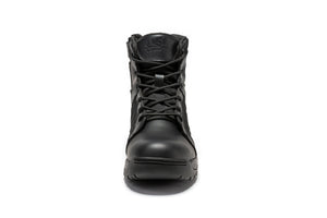 Botas Pro Black Men's 6 inch Side Zipper Rubber Sole Tactical Boots BMP111BK