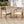 Braided Acacia Wood Outdoor Dining Chairs Set of 4