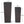 Brown Rattan Flower Pot Set with Iron Frame - Brown