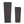 Brown Rattan Flower Pot Set with Iron Frame - Brown