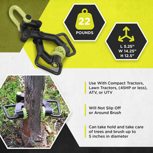 Brush Grubber BG-11 XTREME Brush & Tree Stump Remover Tool w/ Handles (2 Pack)