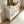 Buffet Storage Cabinet with Double Glass Doors and Bell Handle - White