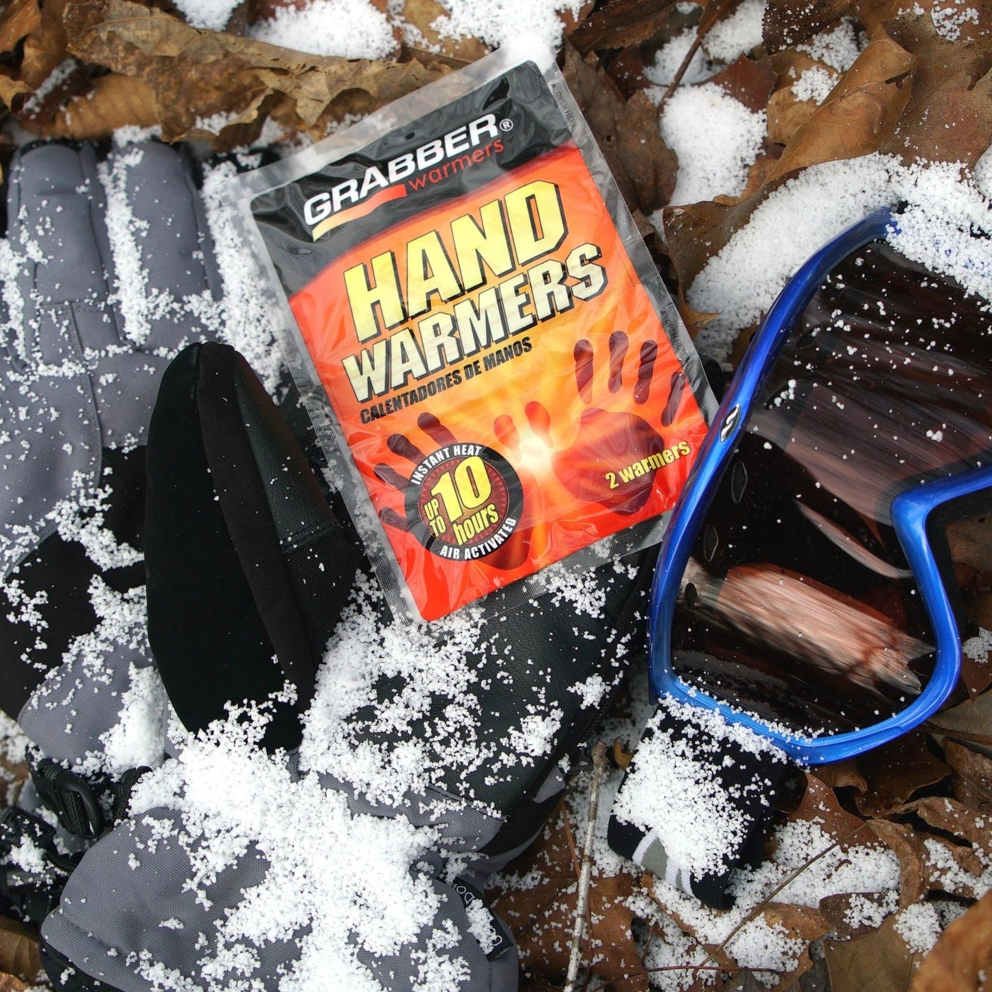 Grabber Hand Warmers - Long Lasting Natural Odorless Air Activated Warmers - Up to 10 Hours of Heat - 40 Pair Box